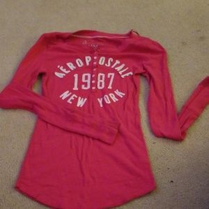 Long sleeve pink shirt